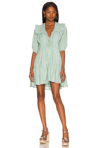 Free People Elora Mini Dress in Mermaids Tail from Revolve.com | Revolve Clothing (Global)
