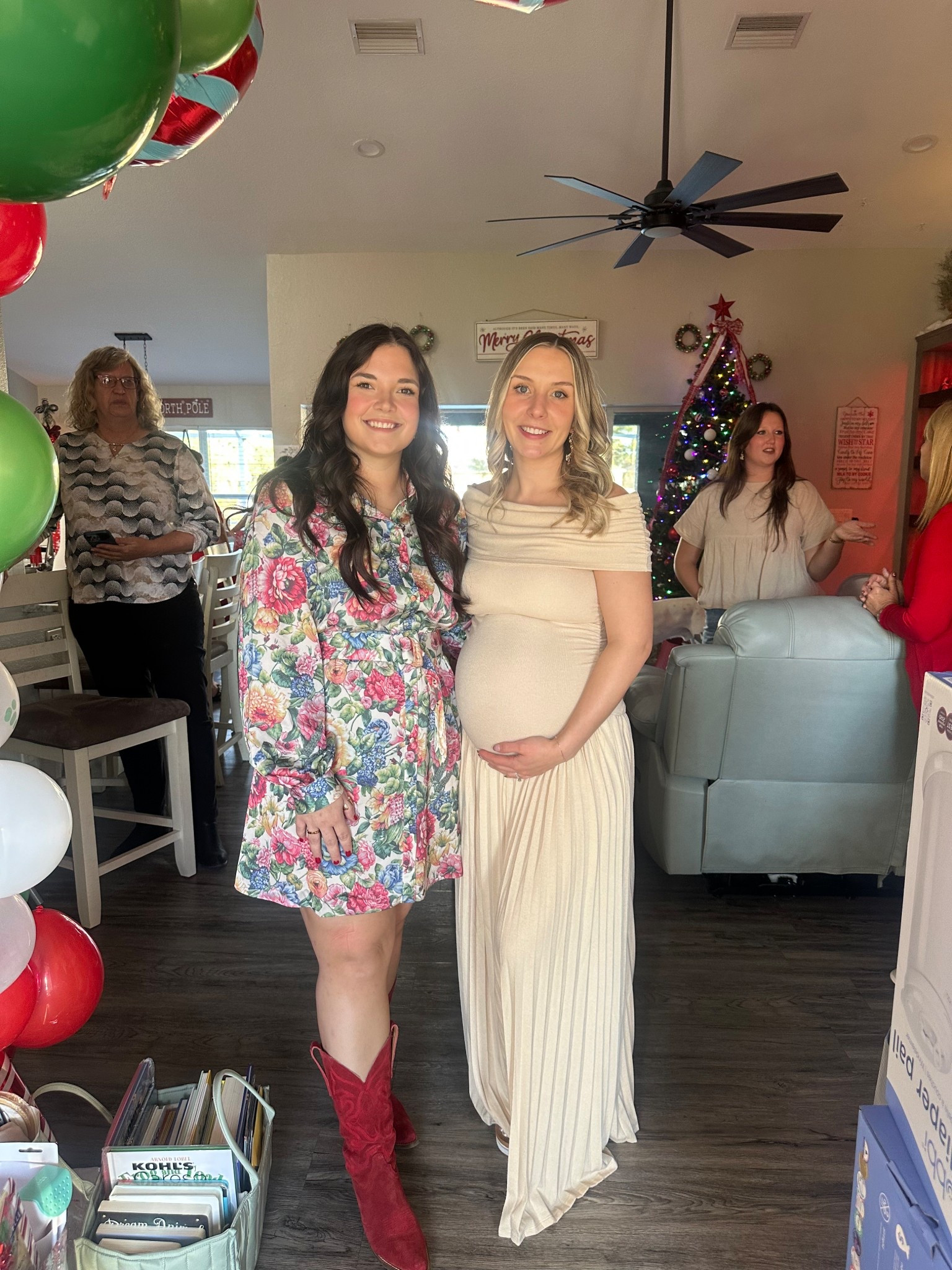 Such a sweet winter baby shower dress 👗 

#LTKShoeCrush #LTKMidsize #LTKSeasonal