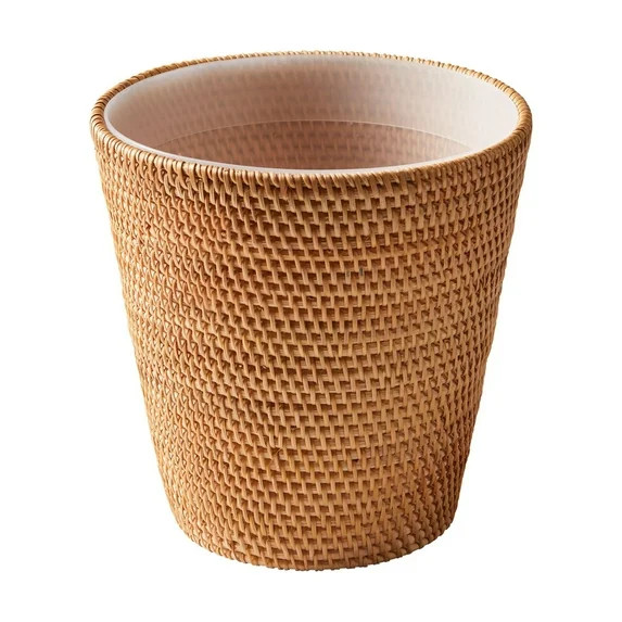 Better Homes & Gardens Rattan Bathroom Trash Can | Walmart (US)