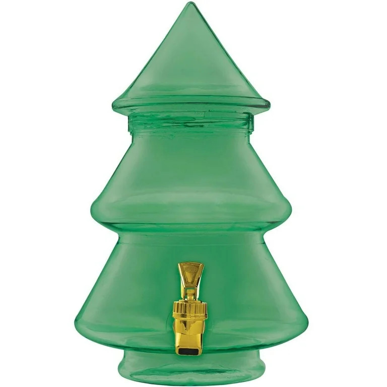 Traditional Christmas Tree 1 Gallon Plastic Drink Dispenser | Walmart (US)