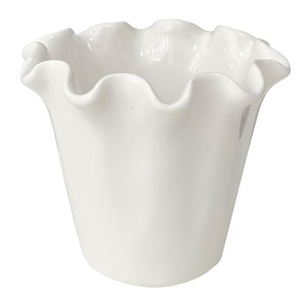 Shop all  Willow Crossley




White Pie Crust Edge Ceramic Vase, 7.5"








	
		
		
			
				5
... | At Home
