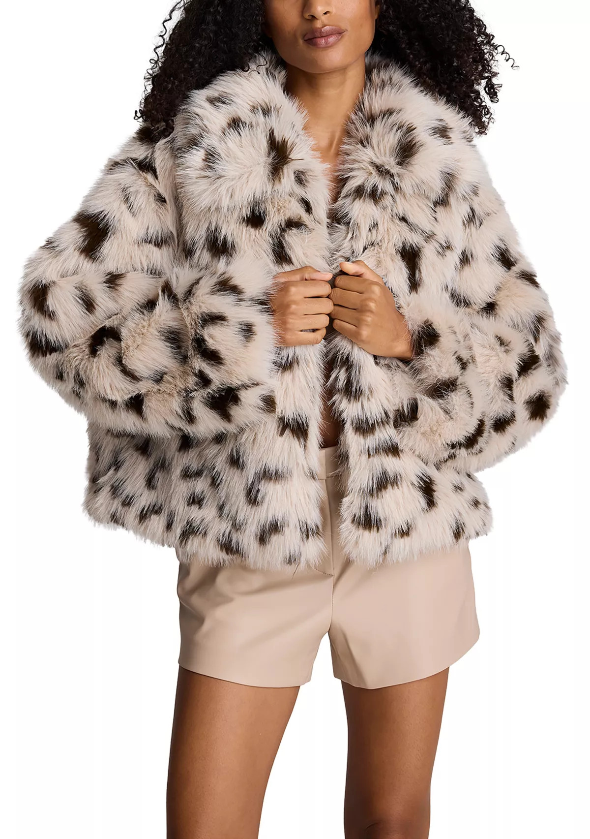 Kenneth ColeWomen's Cropped Faux Fur Coat | Belk