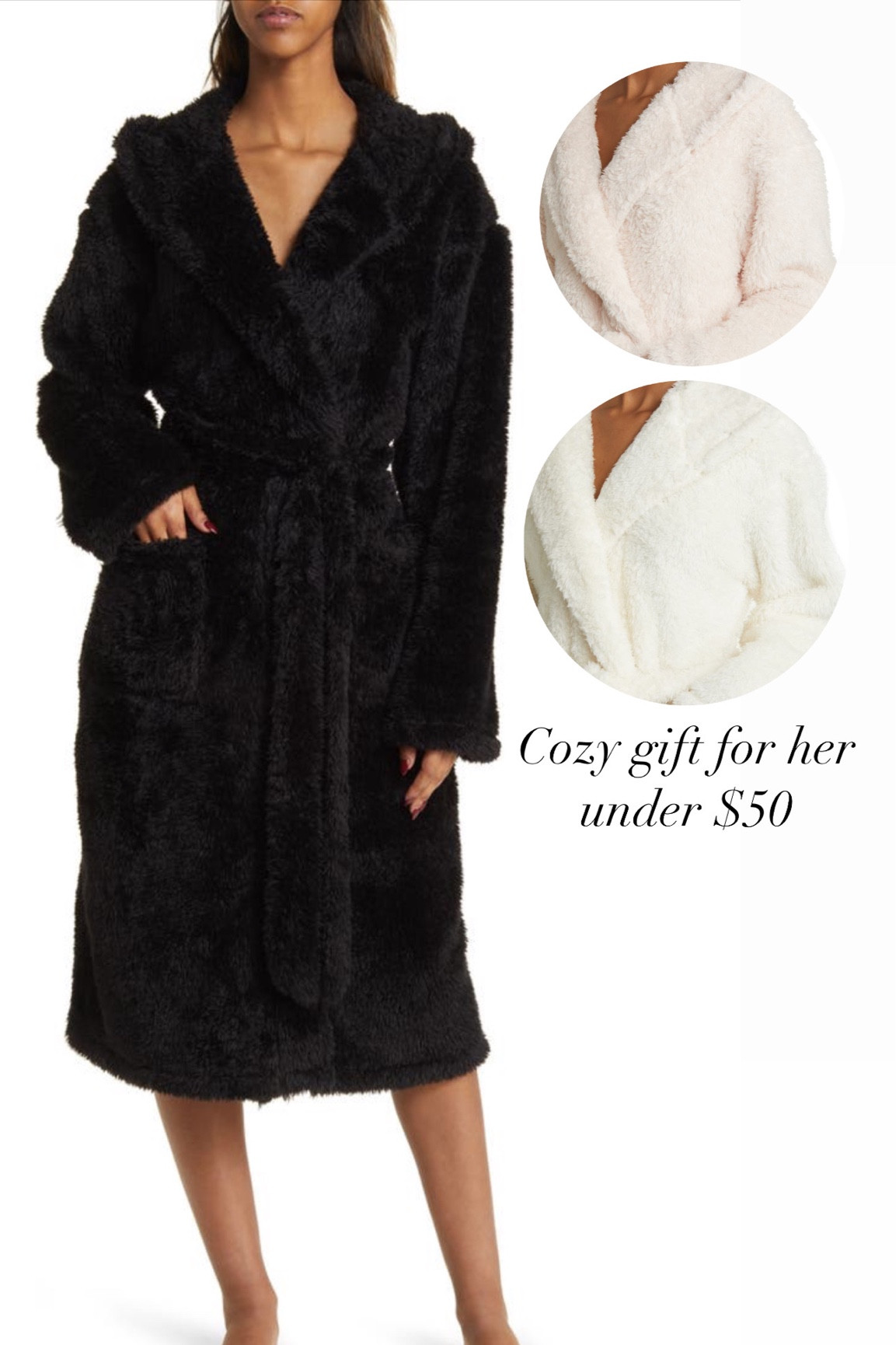 Plush cozy robe in 3 colors! 
Sizing runs TTS


#LTKfindsunder50 #LTKSeasonal #LTKGiftGuide