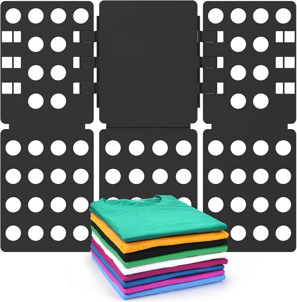 Amazon.com: T Shirt Folding Board Shirts Clothes Folder Durable Plastic Laundry Boards,10.23 * 7.... | Amazon (US)