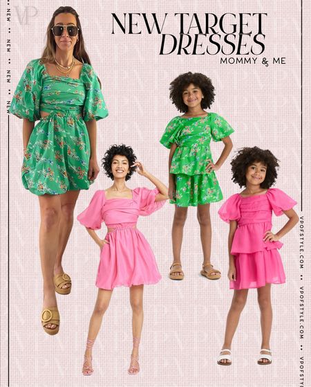 Found these dresses for your minis that match the puff sleeve cutout dress I posted recently in reels. New target dress arrivals 
Easter dress
Wedding dress
Spring dress 


#LTKstyletip #LTKkids #LTKunder50