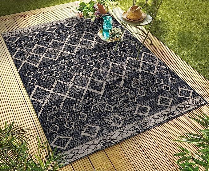 Adiva Rugs Outdoor Indoor Area Rug, Weather Resistant, Easy to Clean Jute Carpet, Stain Resistant... | Amazon (US)