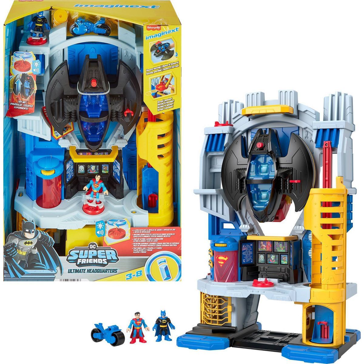 Fisher-Price Imaginext DC Super Friends Ultimate Headquarters Playset with Batman Figure | Target