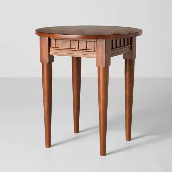 Turned Leg Wood Accent Table Dark Brown - Hearth & Hand™ with Magnolia | Target