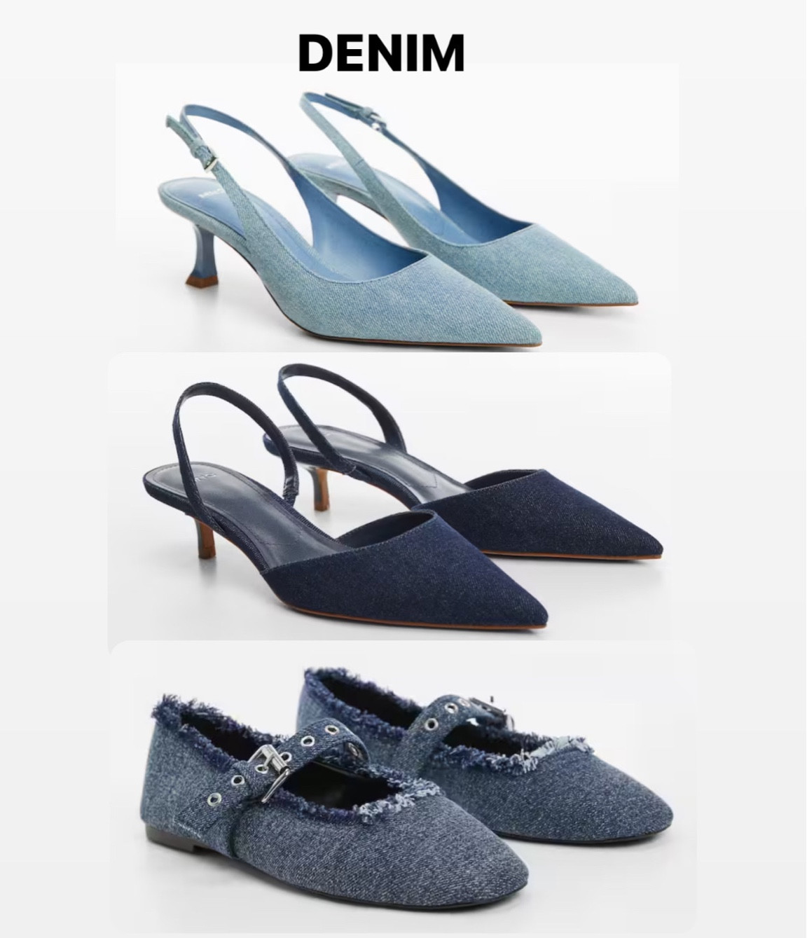 SPRING TREND: DENIM Everythinggggg 

#LTKshoecrush #LTKstyletip #LTKSeasonal