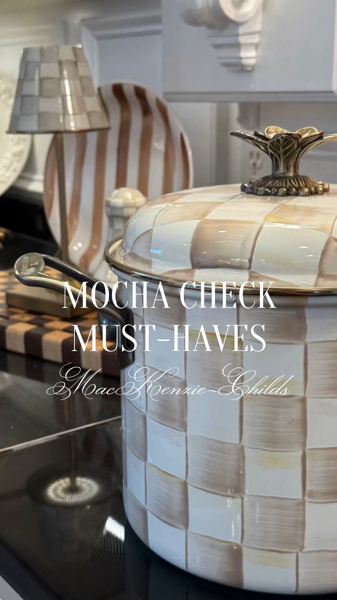 Mocha Check by @mackenziechilds is so timeless and classic. Makes a wonderful gift idea! 

#LTKHome #LTKParties
