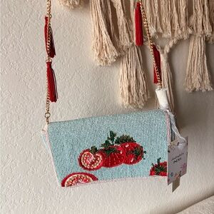 VIRAL Tomato Beaded Bag | Poshmark
