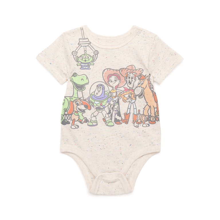 Disney Pixar Toy Story Baby Gender Neutral Bodysuits, 2-Pack, Sizes 0/3 Months-24 Months | Walmart (US)