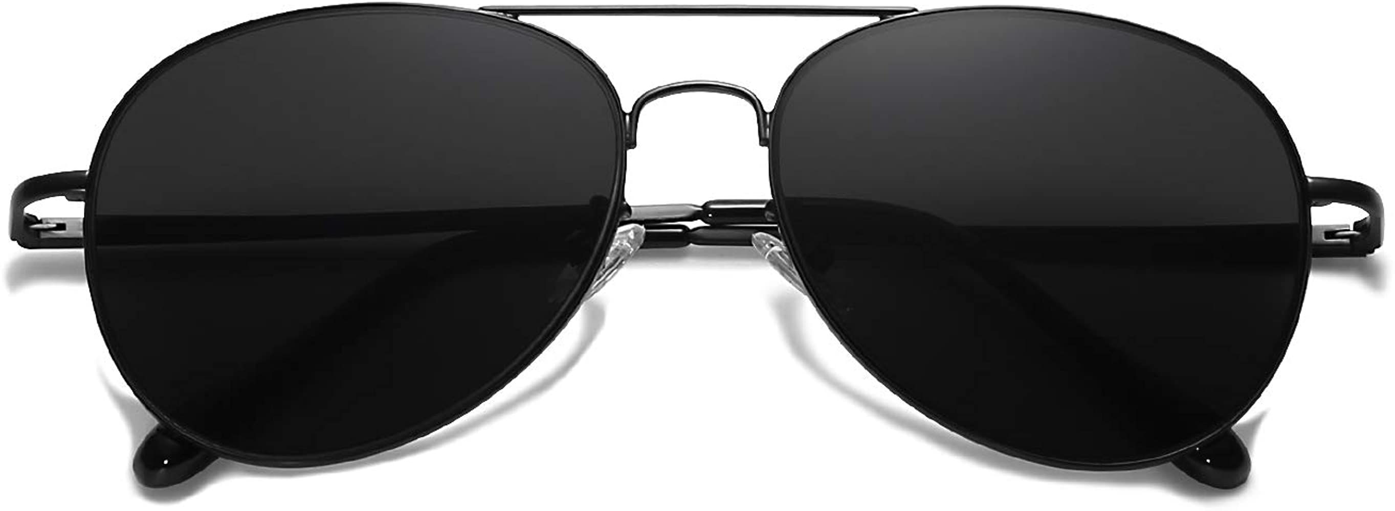 Classic Aviator Sunglasses for Women Men Mirrored UV400 Lens Vintage Metal Frame SJ1030 | Amazon (US)