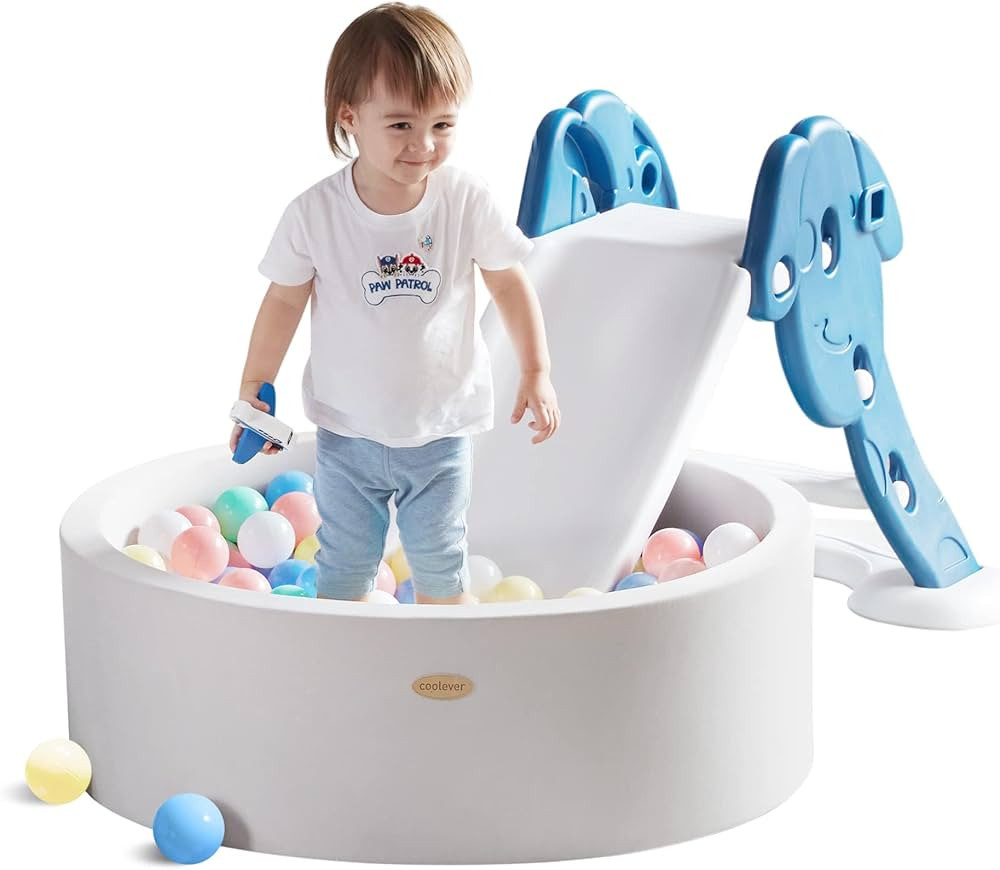 Coolever Foam Ball Pit for Toddlers 1-3, Soft Memory Foam Ball Pit for Babies, Sturdy & Large & S... | Amazon (US)