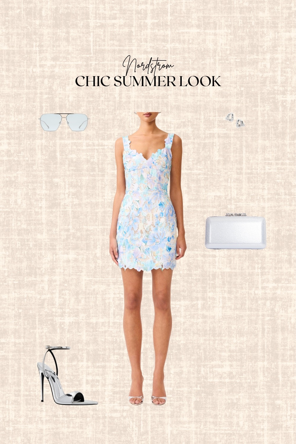 Nordstrom Chic Summer look! 

Dress, clutch, heels, sunglasses, earrings

#LTKsummer #LTKstyletip #LTKover50style