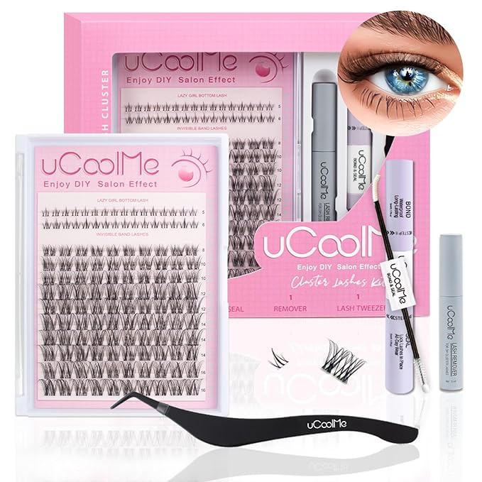 Venus Lash Clusters Kit 5-16mm False Eyelashes Clusters-Eyelash Clusters Natural Lashes DIY Lash ... | Amazon (US)