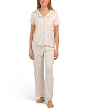 3pc Pajama Top Shorts And Pants Set | Mother's Day Gifts | Marshalls | Marshalls