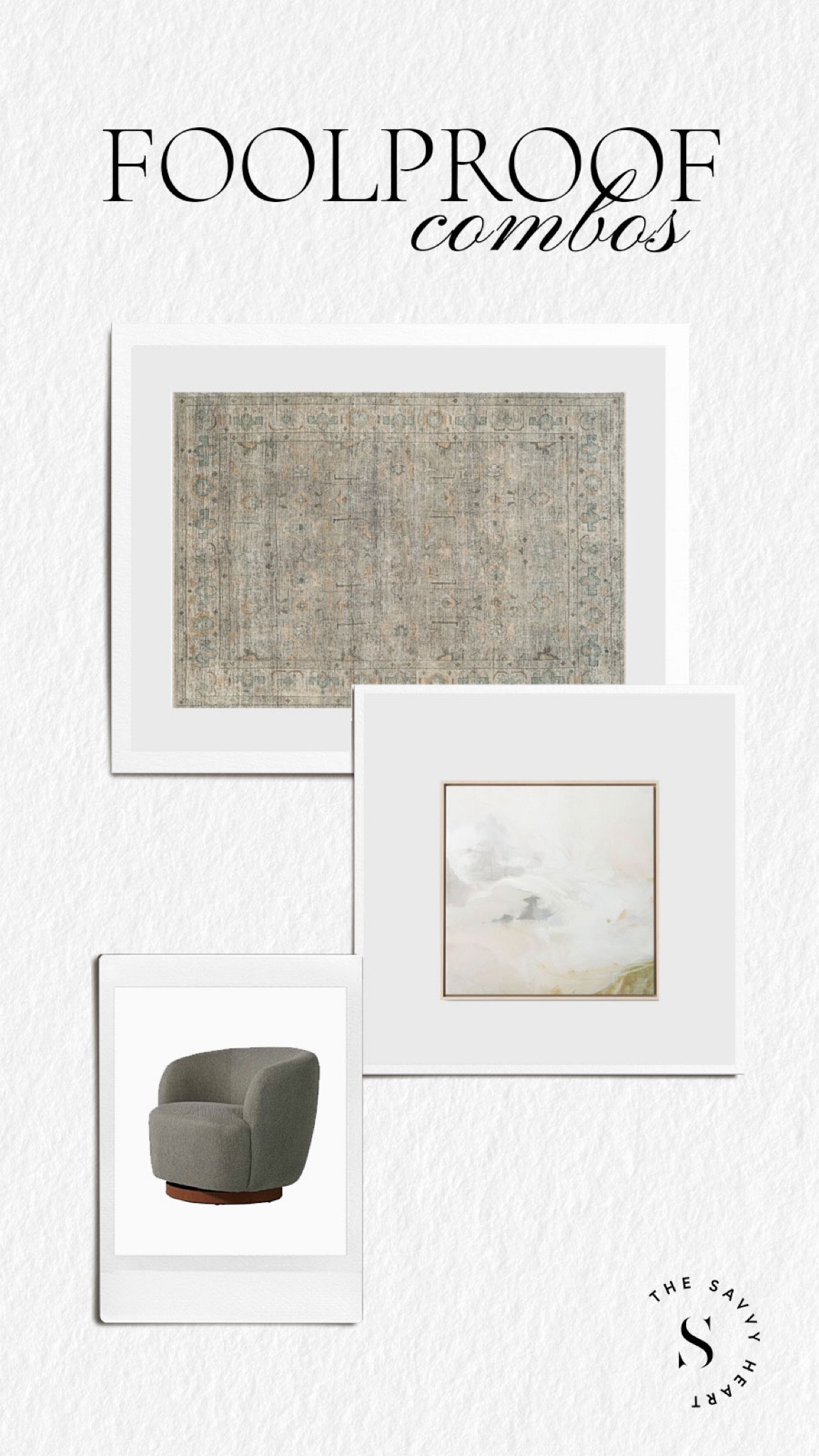 Natural and earth, a living room design with pops of sage green.