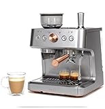 Café Bellissimo Semi Automatic Espresso Machine + Milk Frother | WiFi Connected, Smart Kitchen Essen | Amazon (US)