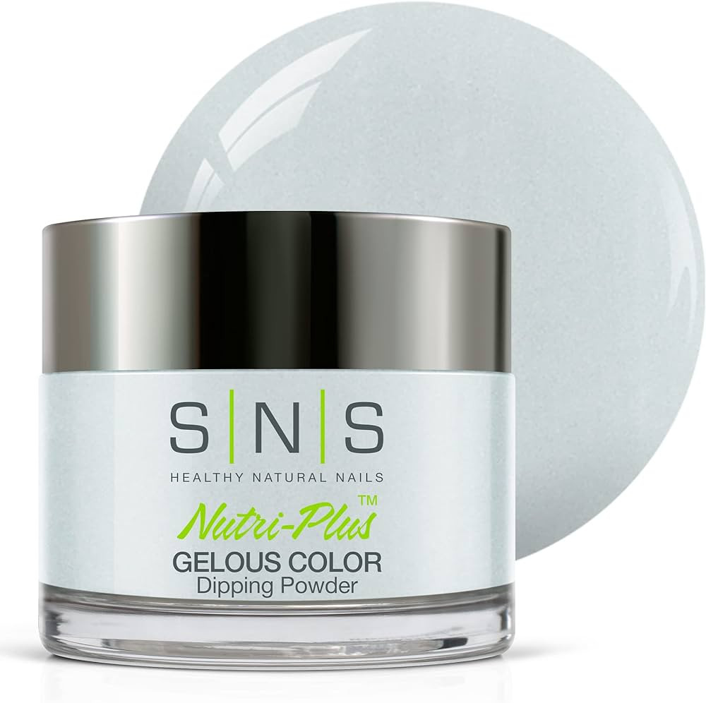 SNS Nail Dip Powder, Gelous Color Dipping Powder - Chichen Itza (Blue, Aqua/Pastel, Seafoam, Crea... | Amazon (US)