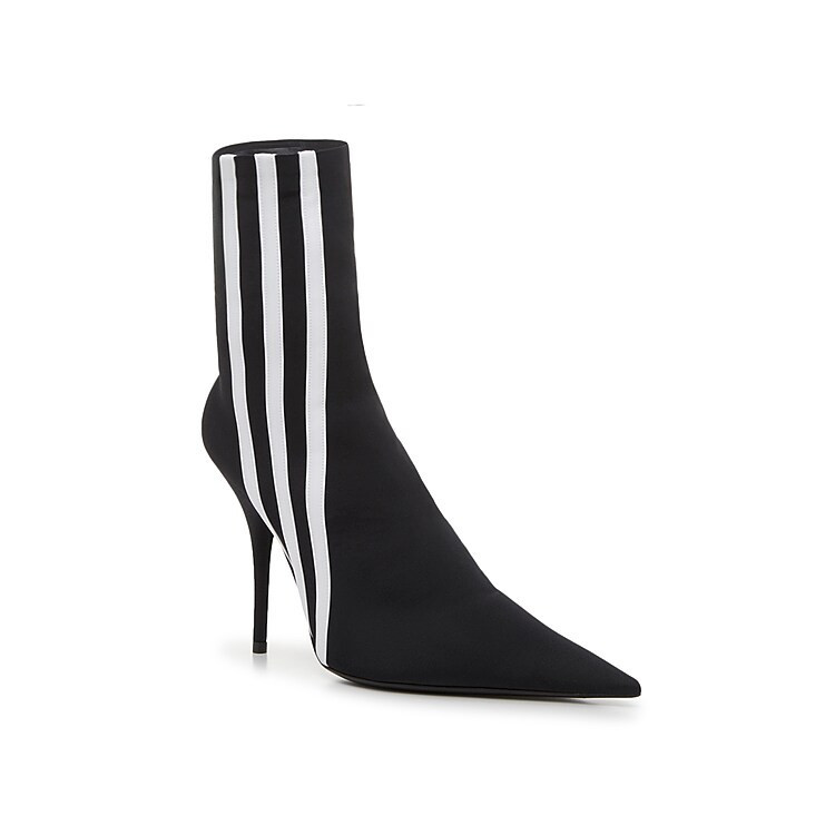 Balenciaga x adidas Knife Bootie | Women's | Black/White | Size EU 38 / US 8 | Boots | Stiletto | DSW