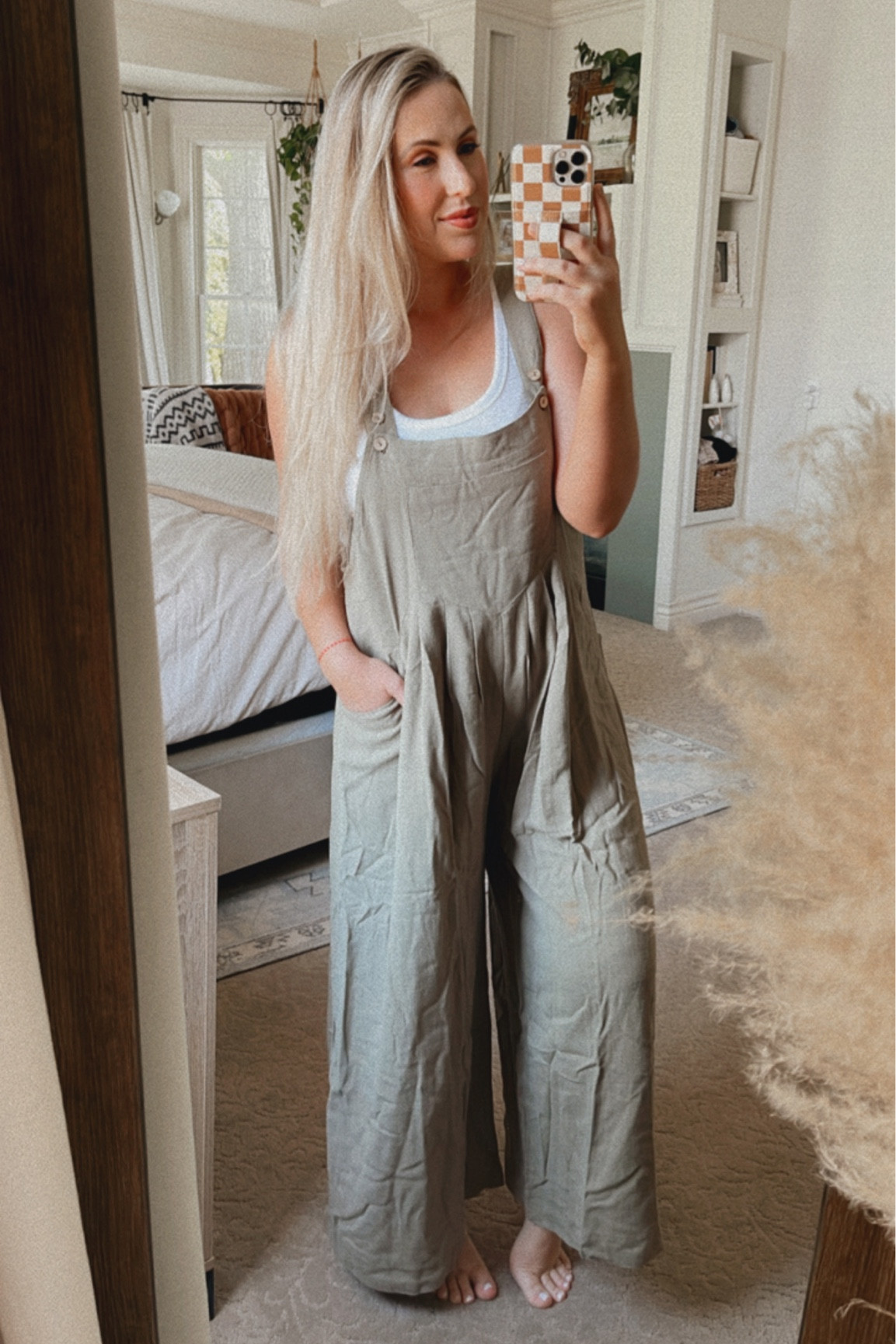 The comfiest linen blend overalls! Wearing size medium. Great quality! 

#LTKstyletip #LTKFind #LTKunder50