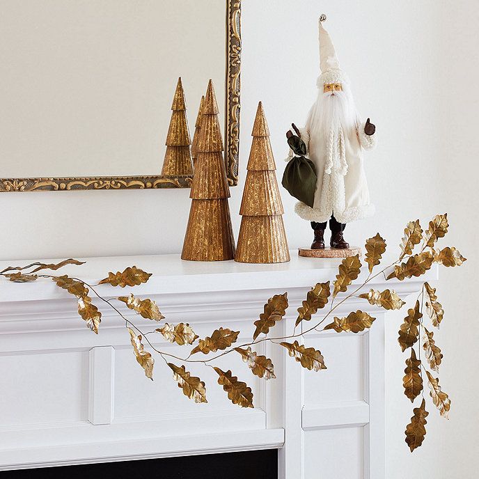 Tin Oak Leaf Garland | Ballard Designs, Inc.