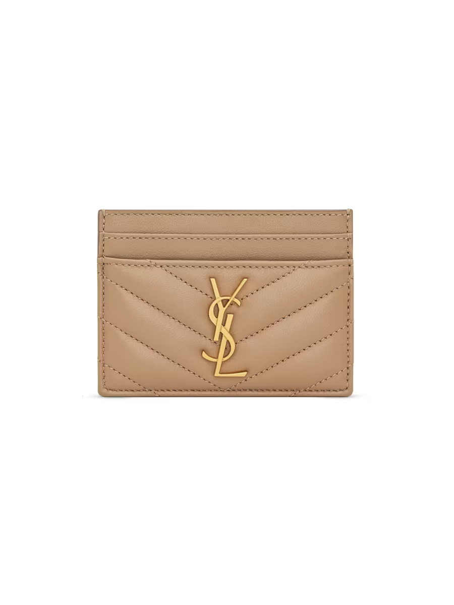 Cassandre Matelass Card Case in Lambskin | Saks Fifth Avenue