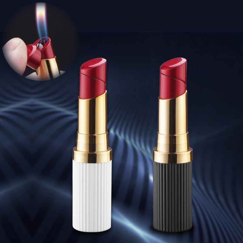 2 Pack Black and White Windproof Butane Jet Torch Lighter,Funny Cool Lighters,Adjustable Jet Flam... | Amazon (US)