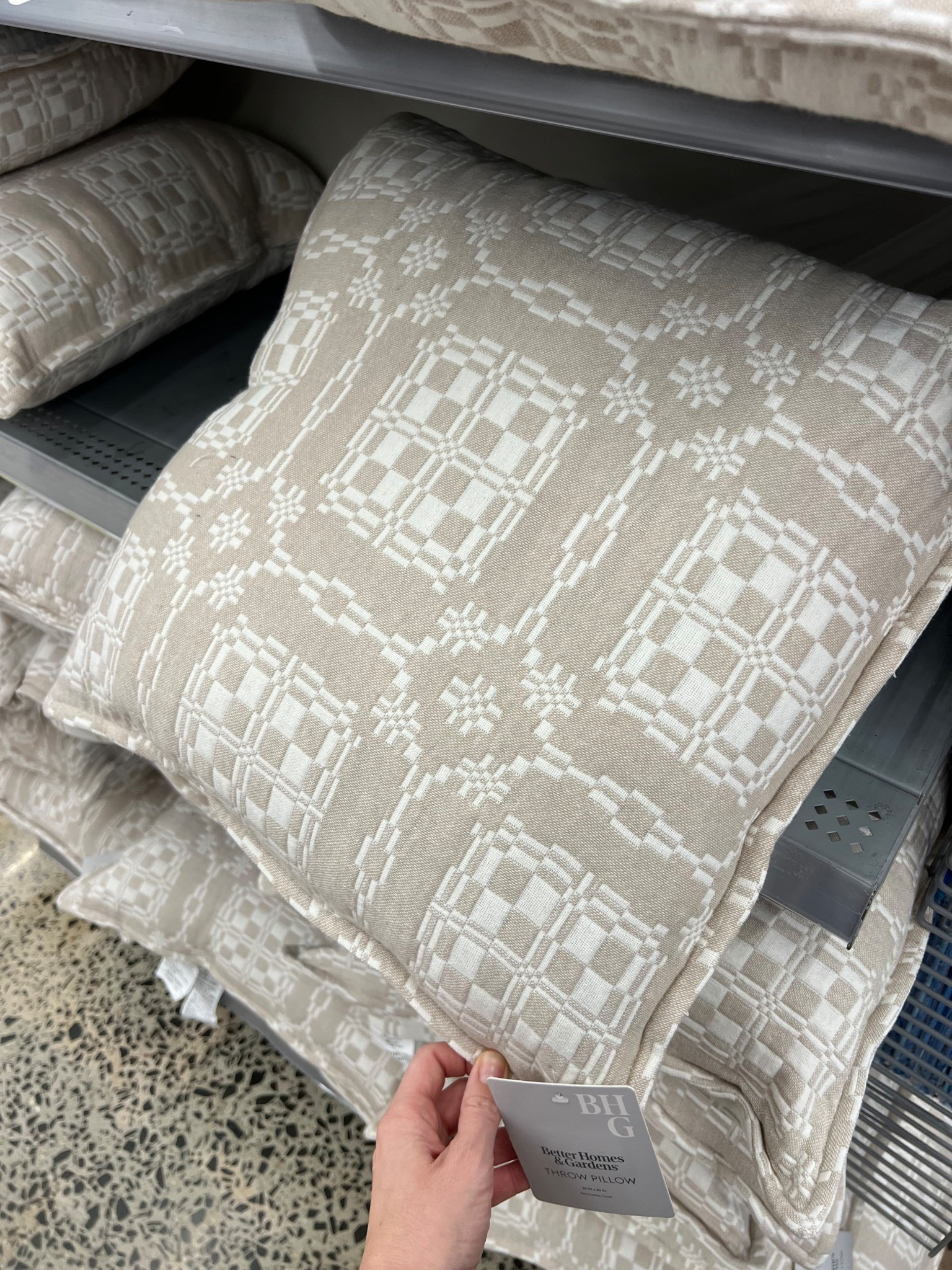 Walmart pillows, Pottery Barn look! Good size. Reversible. Greige color. #walmarthome 

#LTKHome #LTKSaleAlert