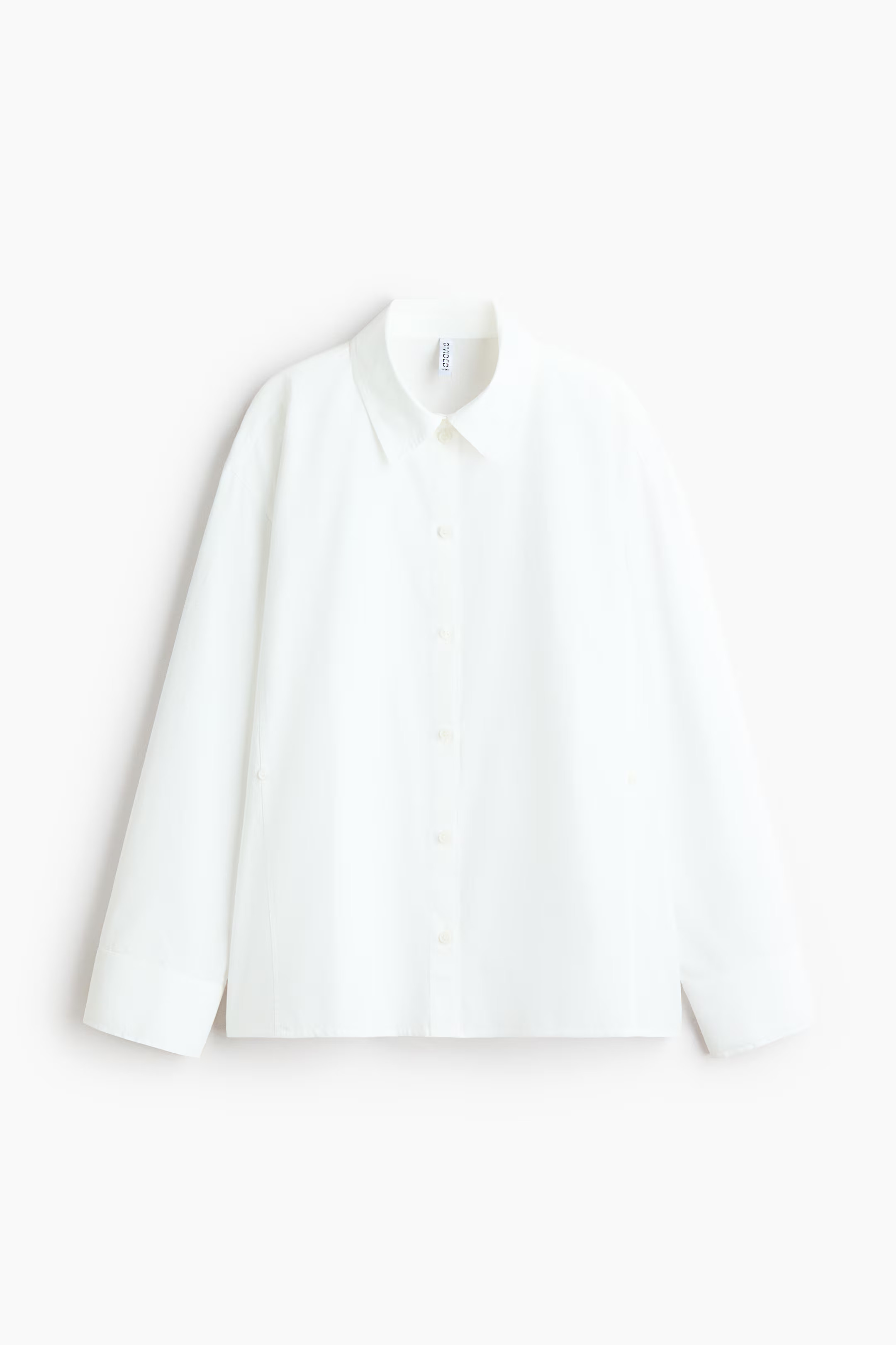 Waisted poplin shirt | H&M (UK, MY, IN, SG, PH, TW, HK)
