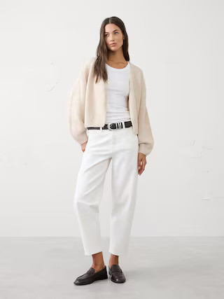 Brushed Cozy Open-Front Cardigan Sweater | Banana Republic Factory