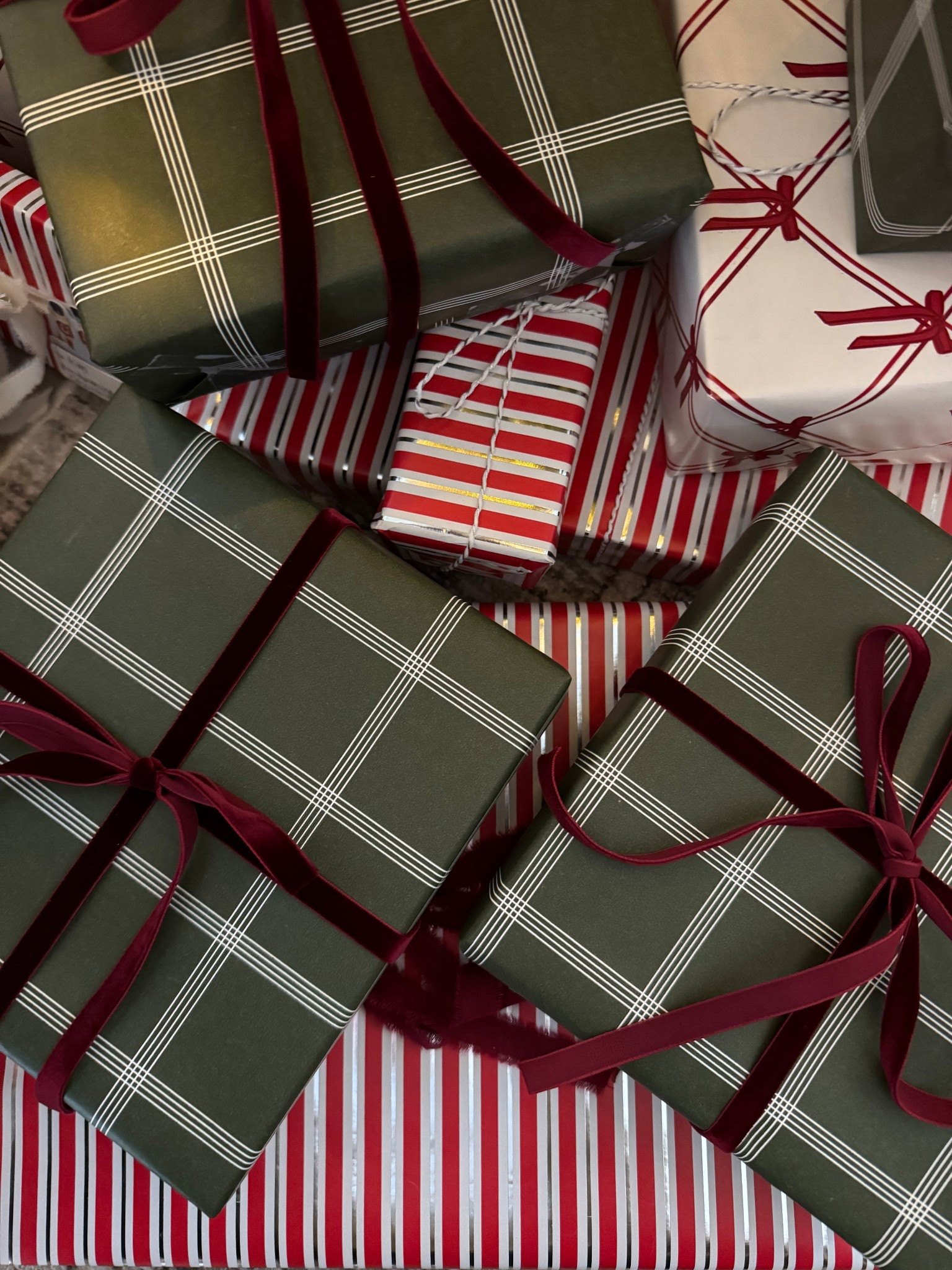 Our wrapping paper and ribbon this year! 

#LTKSeasonal #LTKHoliday #LTKHome