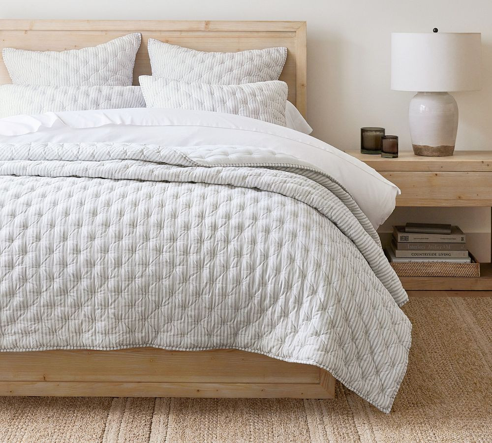 Carter Striped Quilt | Pottery Barn (US)