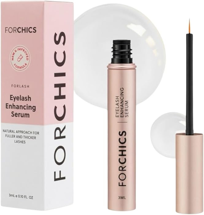 ForChics ForLash Eyelash Growth Serum \u2013 Repairs Damaged Lashes from Extensions & Curlers \u2... | Amazon (US)