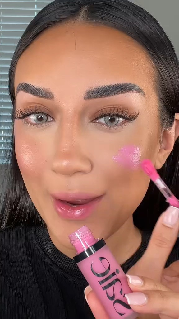 The glow from the Saie Dew Blush is gorgeous!

#LTKfindsunder50 #LTKstyletip #LTKbeauty