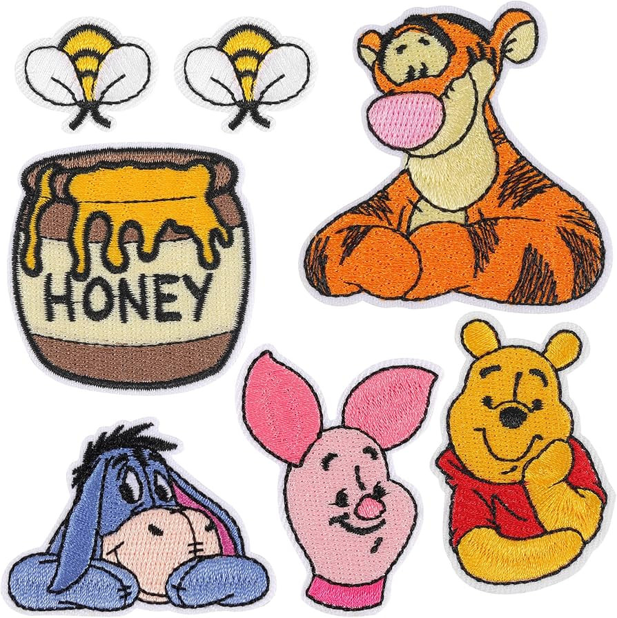 7PCS Animal Iron On Patches, Cute Baby Bear Embroidered Sewing Patches DIY Appliques for Kids Tee... | Amazon (US)