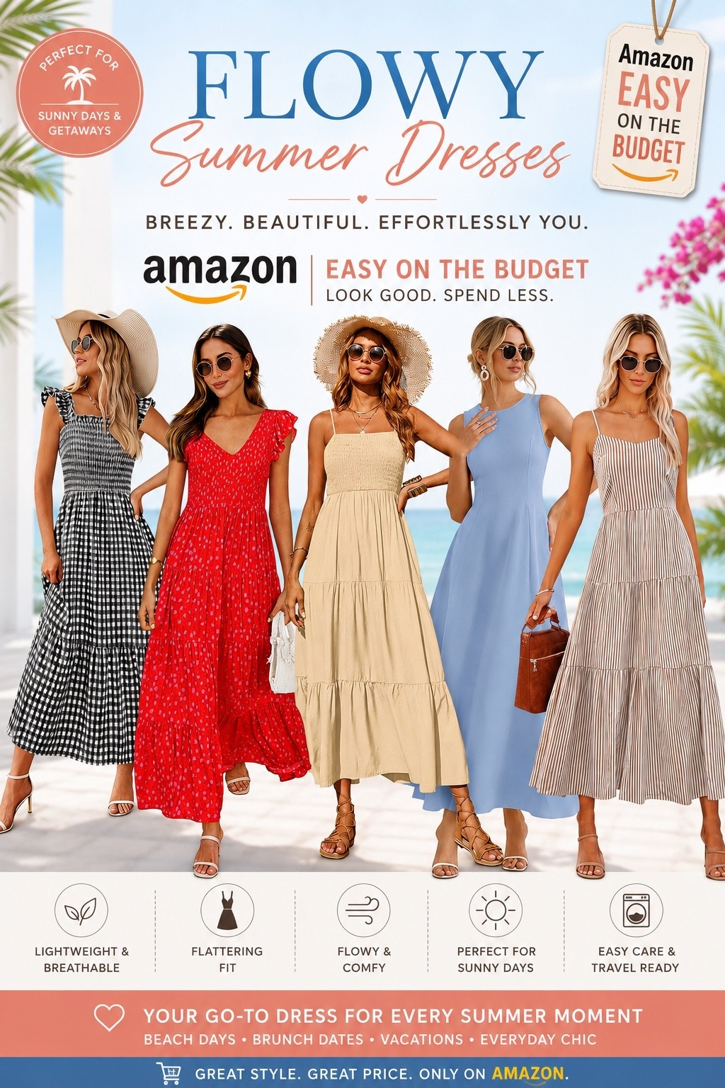 Amazon is making summer style easy (and budget-friendly) with these effortless dresses you’ll reach for all season long. @amazonstylefinds

#LTKSaleAlert #LTKootd #LTKTravel