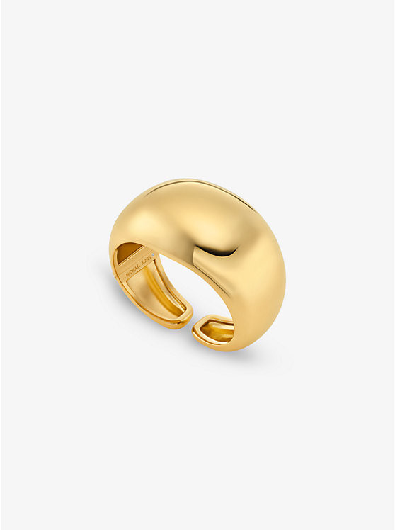 Large Precious Metal-Plated Brass Bubble Cuff | Michael Kors US