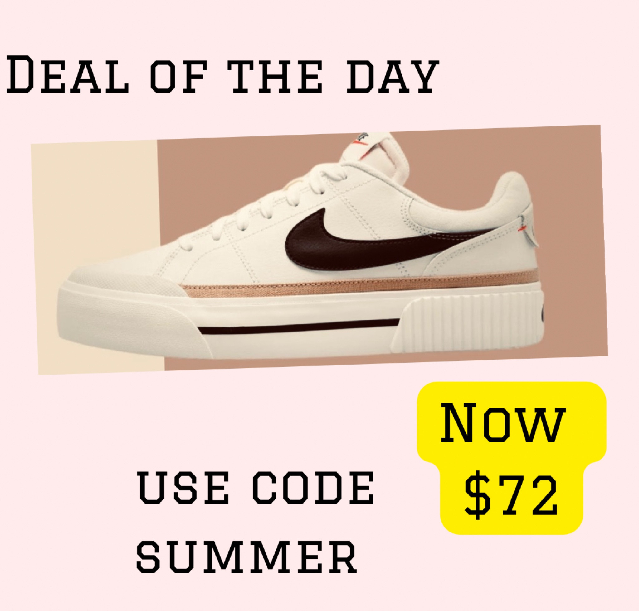 @nike use code SUMMER so many amazing sneakers to choose from 

#LTKunder50 #LTKSeasonal #LTKtravel