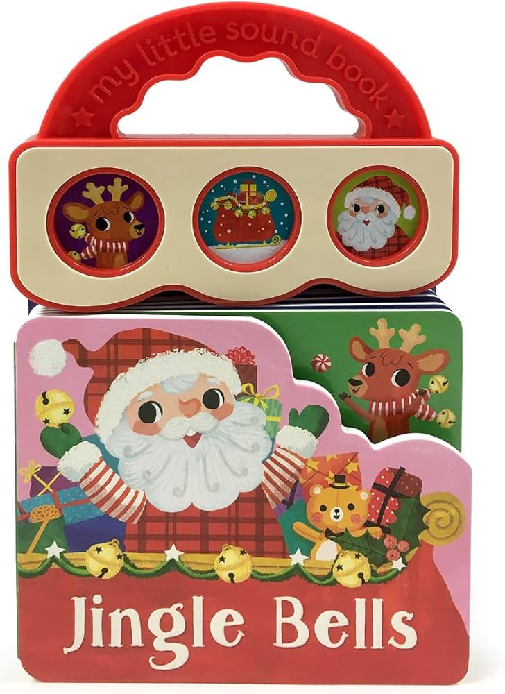 Jingle Bells 3-Button Sound Christmas Board Book for Babies and Toddlers | Amazon (US)