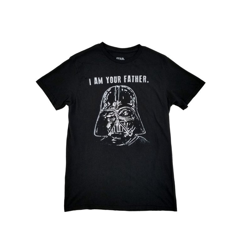 Star Wars Mens Black I Am Your Father Darth Vader Graphic T-Shirt Medium - Walmart.com | Walmart (US)