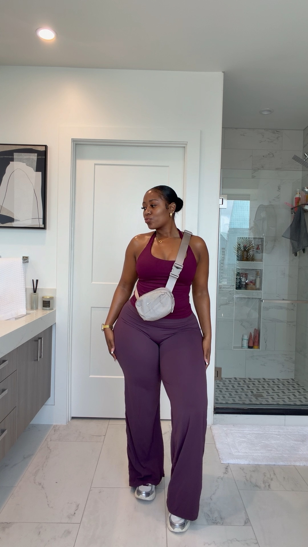 I’ve been obsessed with these tops and pants from Amazon for my hot girl walks or just running errands. Wearing a medium top and XL bottom

#LTKActive #LTKPlusSize #LTKMidsize