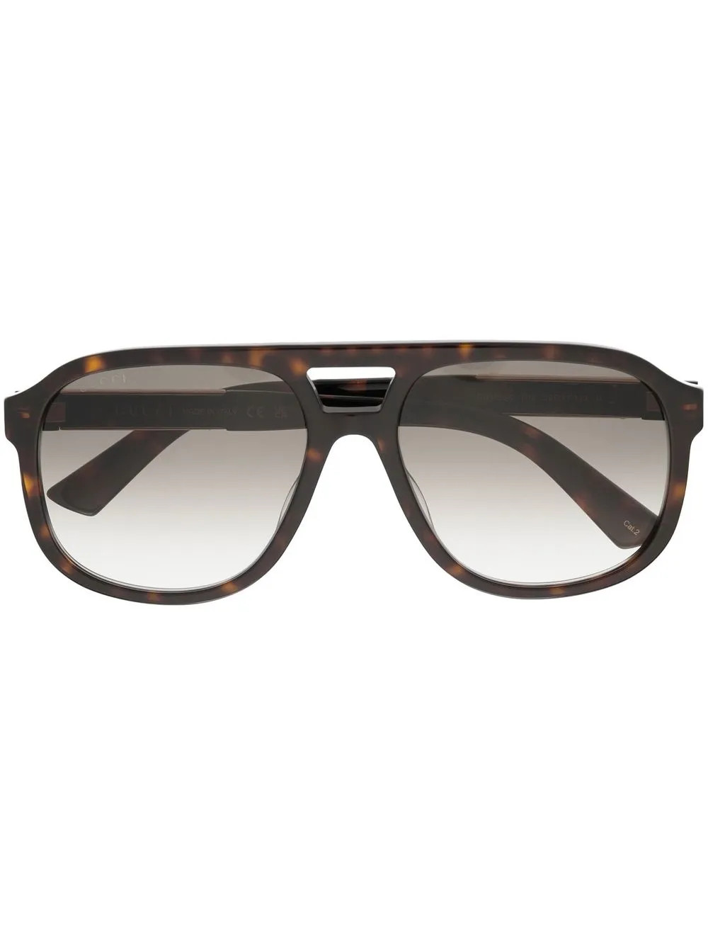 pilot-frame logo-plaque sunglasses | Farfetch Global