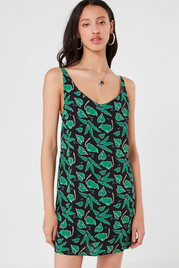 UO Zoe Printed Crepe Slip Dress | Urban Outfitters (US and RoW)