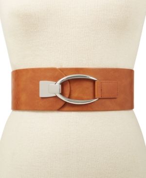 Inc Interlocking-Hook Plus-Size Stretch Belt, Created for Macy's | Macys (US)