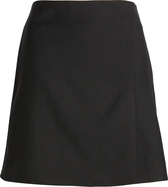 COS Wrap Effect Wool Miniskirt | Nordstrom | Nordstrom