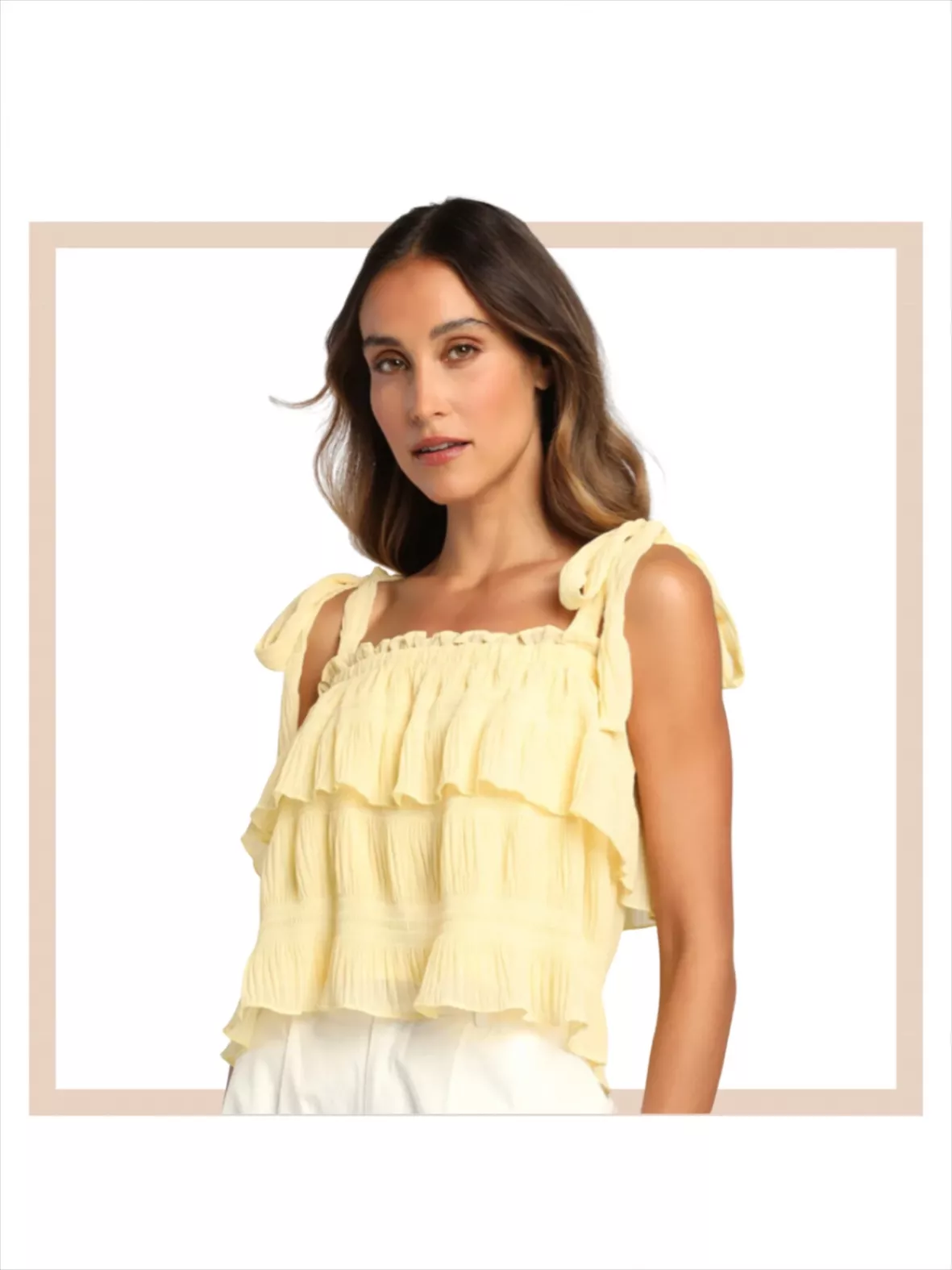 Tie Shoulder Stripe Sleeveless … curated on LTK