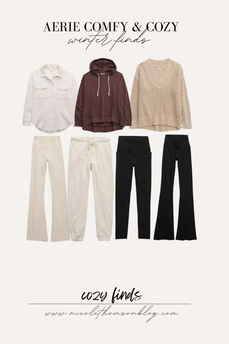 Comfy finds from aerie for winter

Winter finds, comfy finds, aerie finds, aerie, knit pants, sweatshirt, casual finds, casual look, sweater, neutrals, joggers



#LTKSeasonal #LTKstyletip #LTKunder100