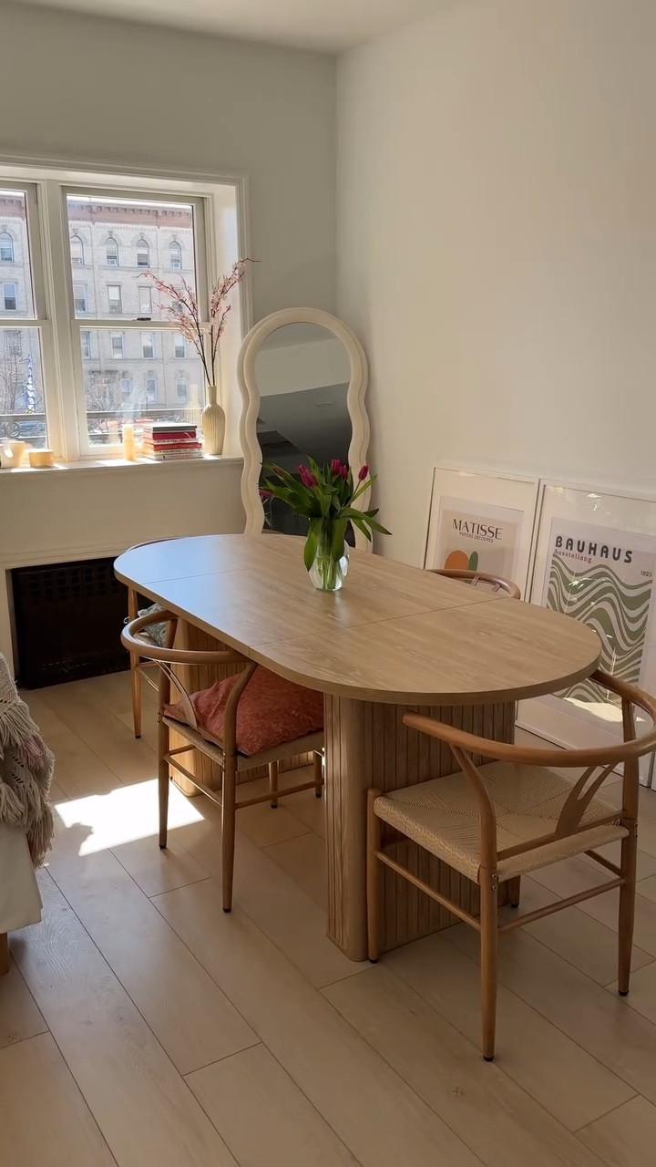 What if I told you all of this was from @walmart 🤩Walmart has the best finds!! 

☑️ Chairs are from @betterhomesandgardens x Walmart collection 

☑️ The table is from @walmart 

☑️ Mirror is from @amazonhome 

Linking my finds in my apt highlights 🤍

#nycapartments #nycapartmentsearch #interiordesign #newyorkapartments #brooklynapartments #homedecor #betterhomesandgardens #walmartfinds #walmarthome
